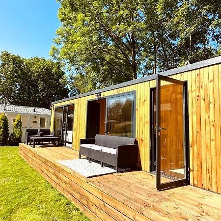 Luxe Tiny House Bij Het Leekstermeer Matsloot Eksteriør bilde