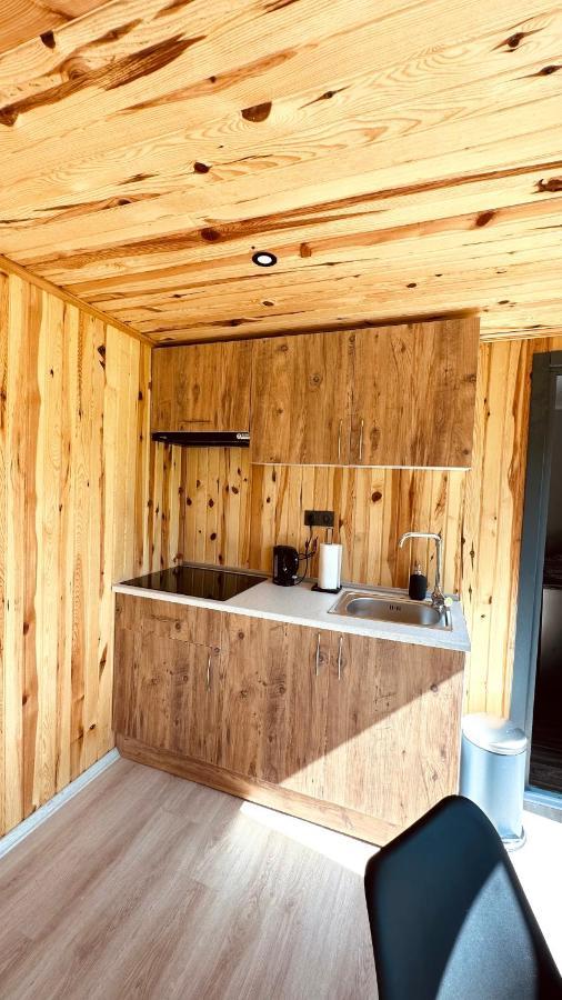Luxe Tiny House Bij Het Leekstermeer Matsloot Eksteriør bilde