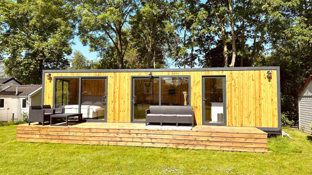 Luxe Tiny House Bij Het Leekstermeer Matsloot Eksteriør bilde