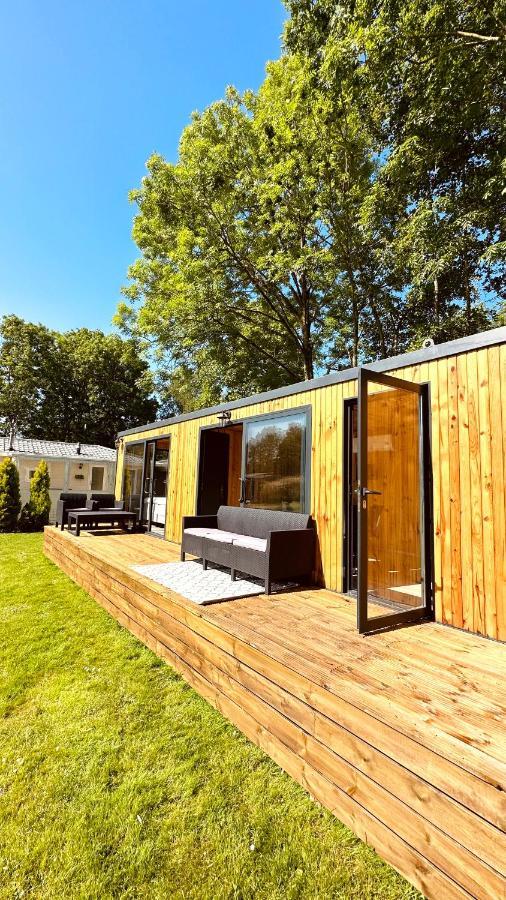 Luxe Tiny House Bij Het Leekstermeer Matsloot Eksteriør bilde