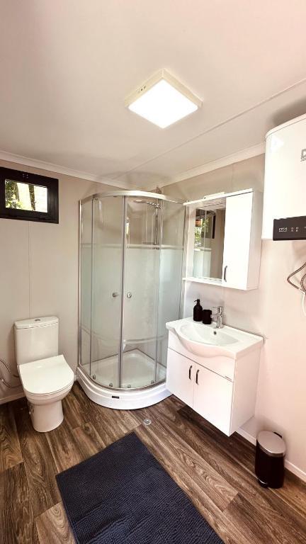 Luxe Tiny House Bij Het Leekstermeer Matsloot Eksteriør bilde